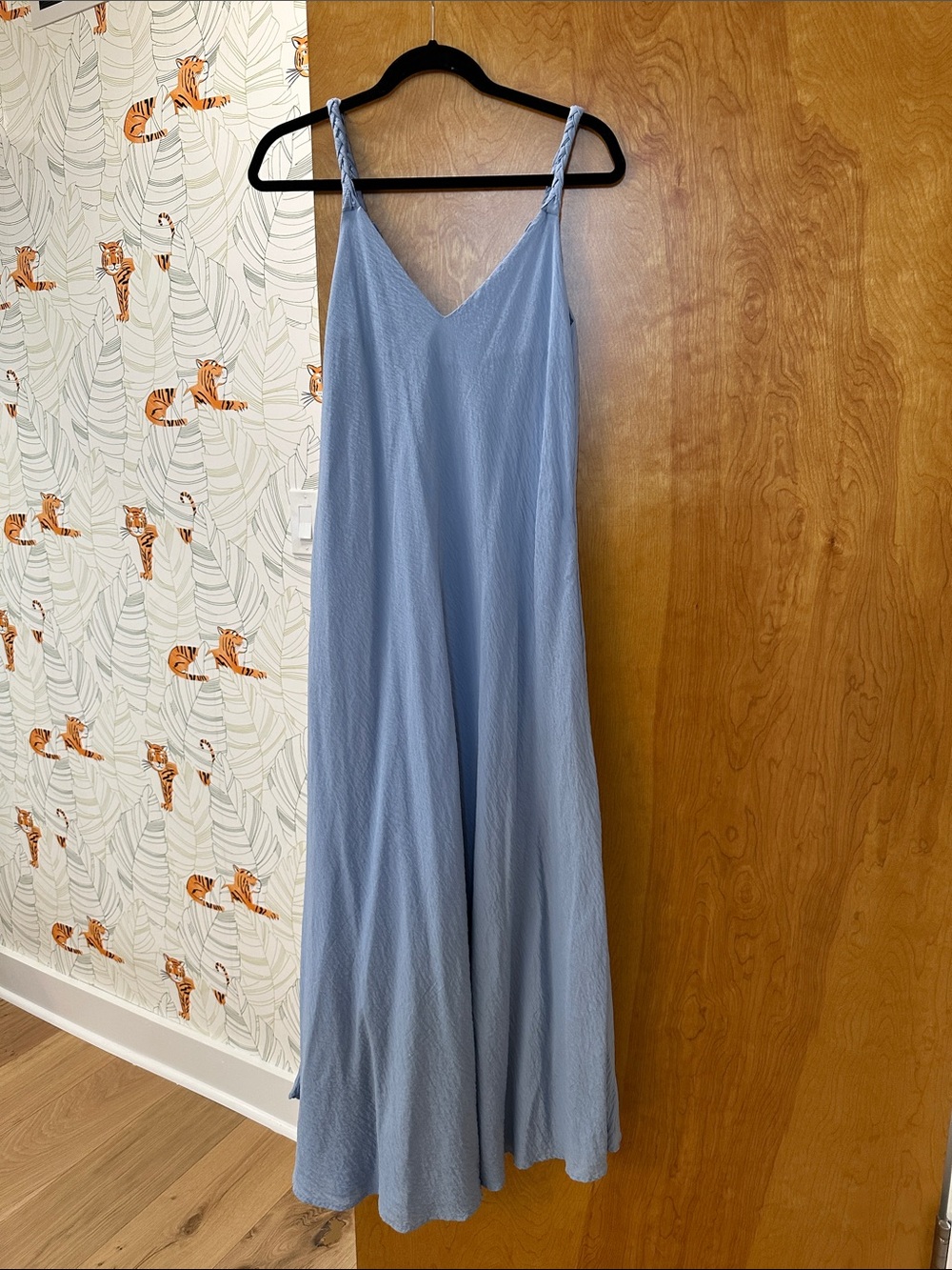Stefanel Light Blue Maxi Slip Dress